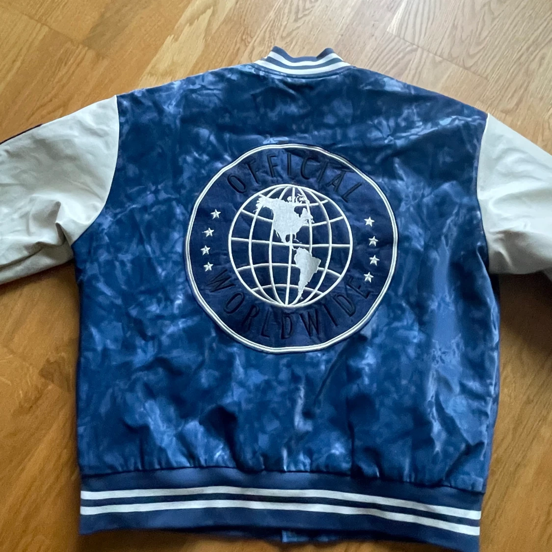 Oversized Bomber Varsity Jacket  - 90