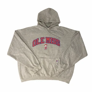 Champion Ole Miss Rebels hoodie - Vintage champion hoodie med snyggt tryck i bra skick, prutbar.