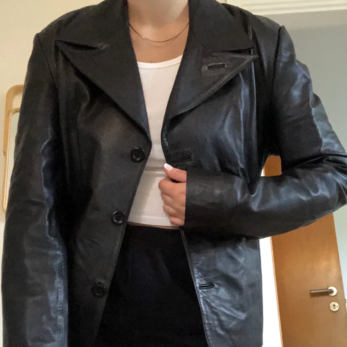 Vintage skinnkavaj - 90