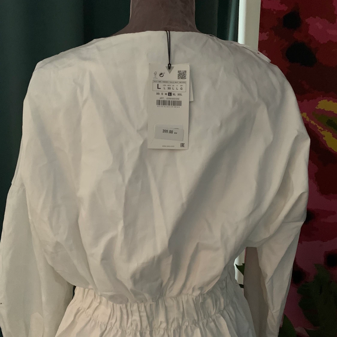 Figursydd skjortklänning, Zara - 91