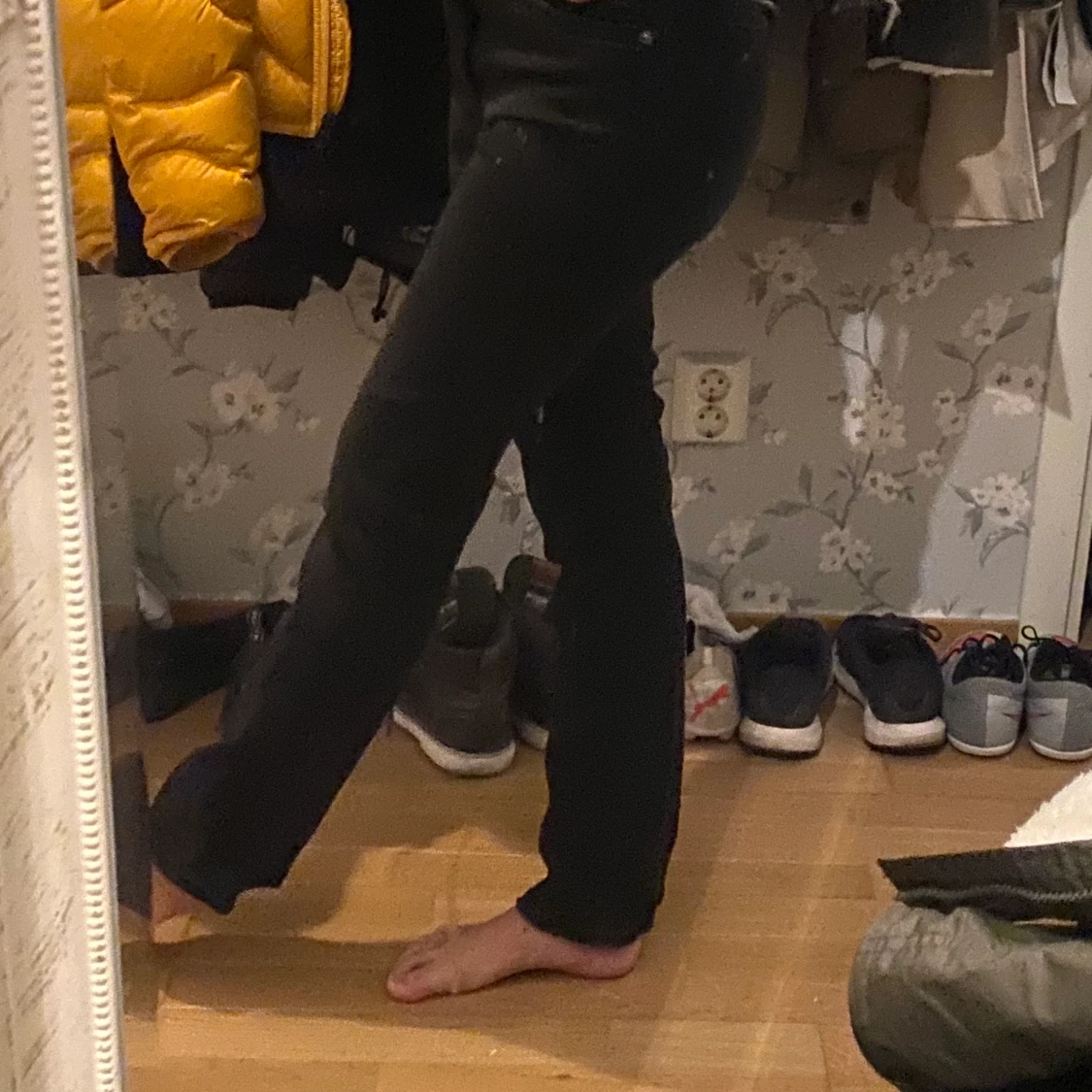 Svarta raka jeans Pull and bear 