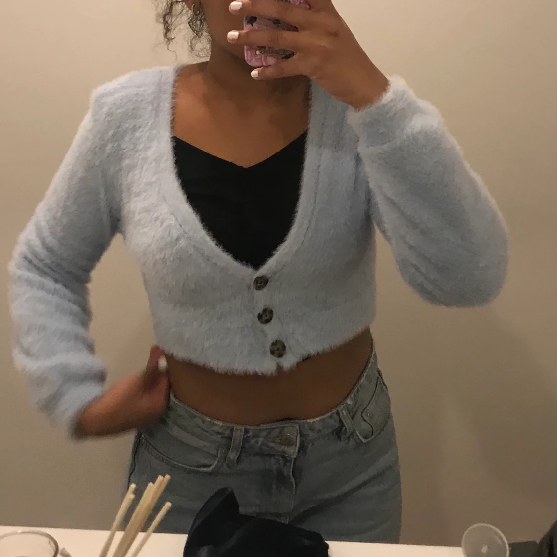 Fluffig kofta från bershka storlek M - 90