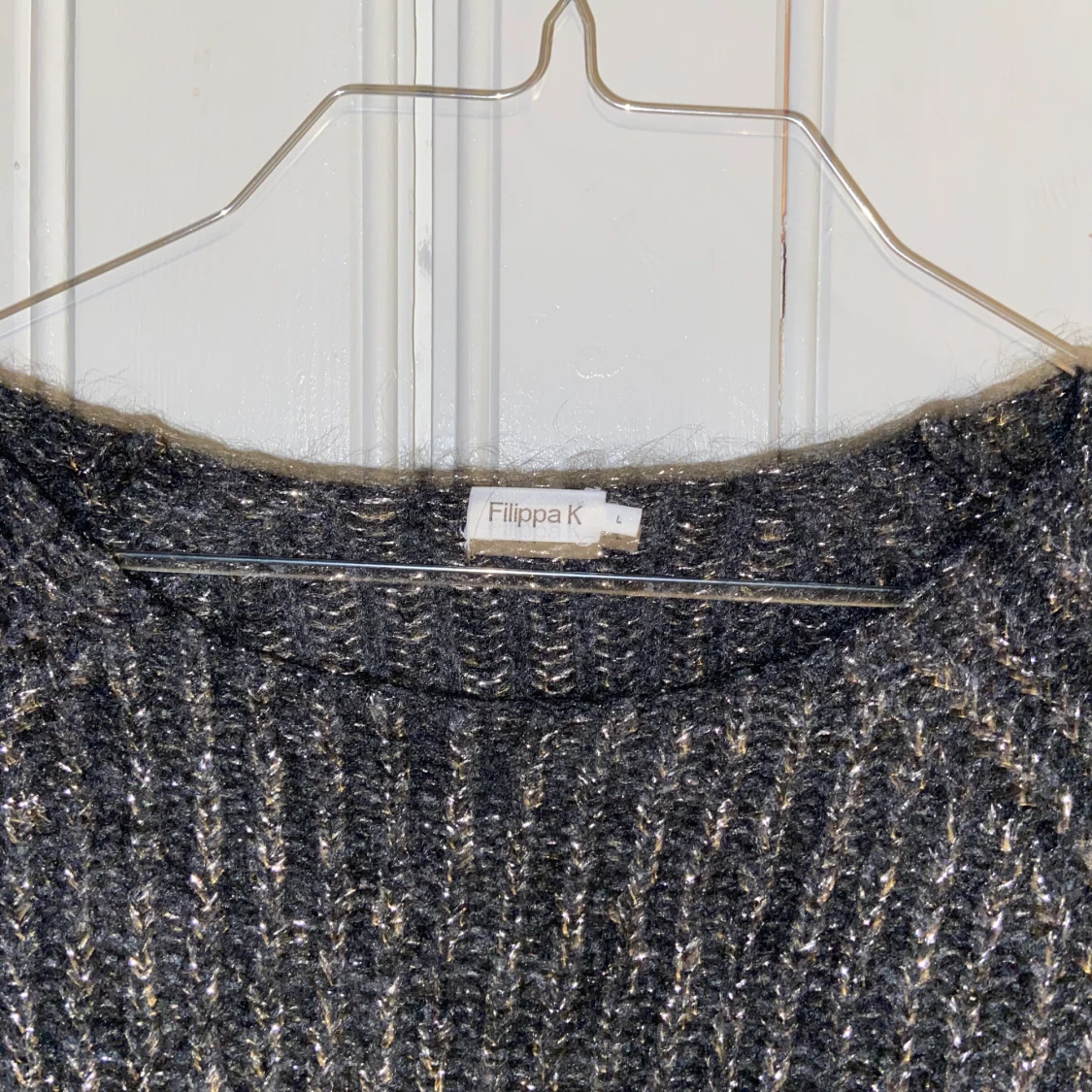 Filippa K glittrig stickad tröja, small - 91