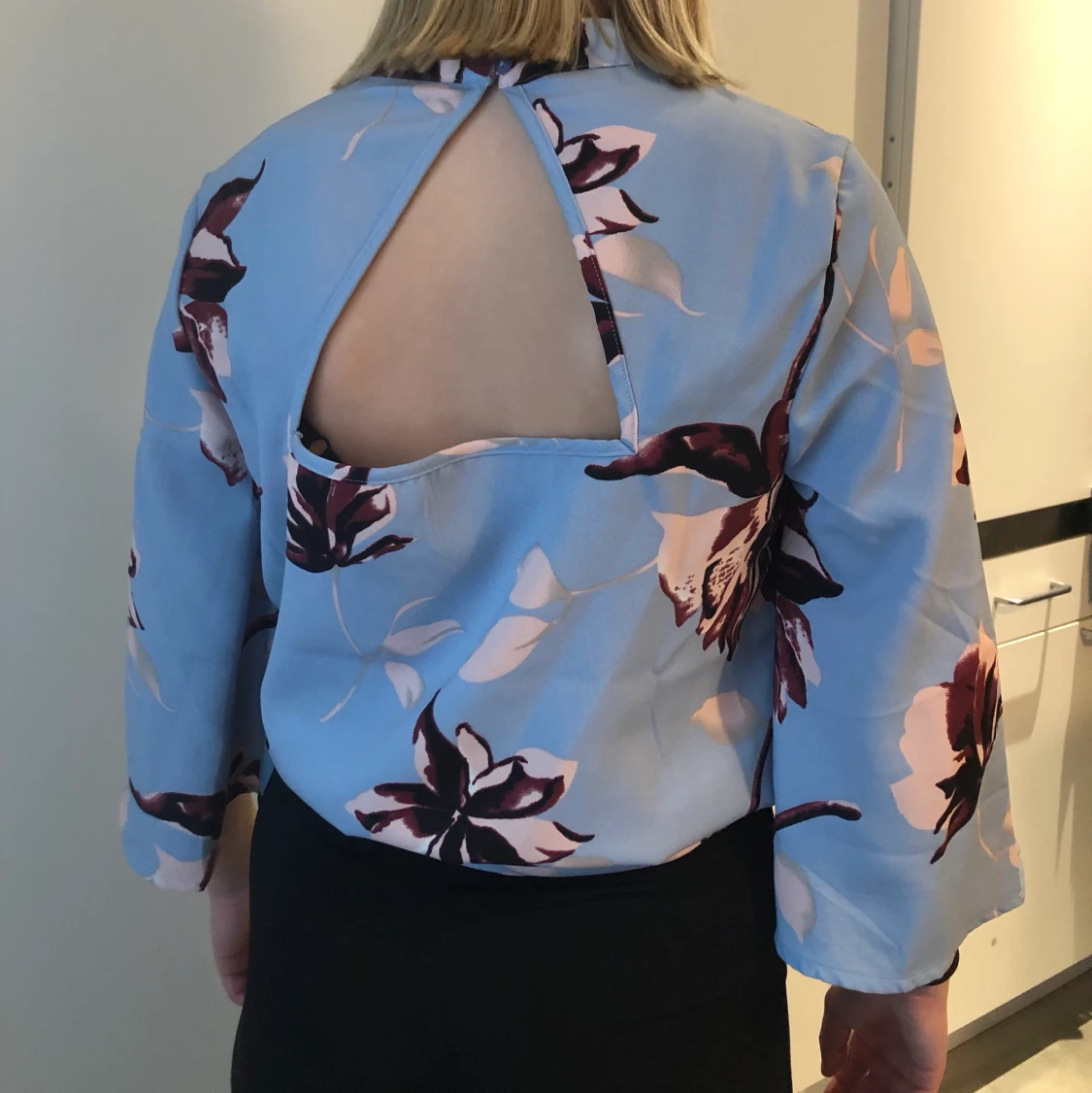 Mönstrad blus  - 90