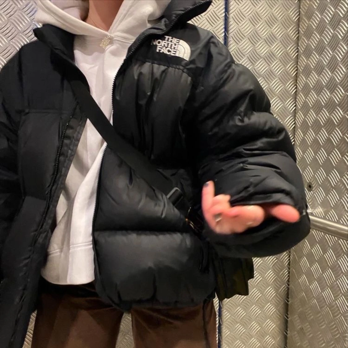 Svart The North Face 550 jacka 