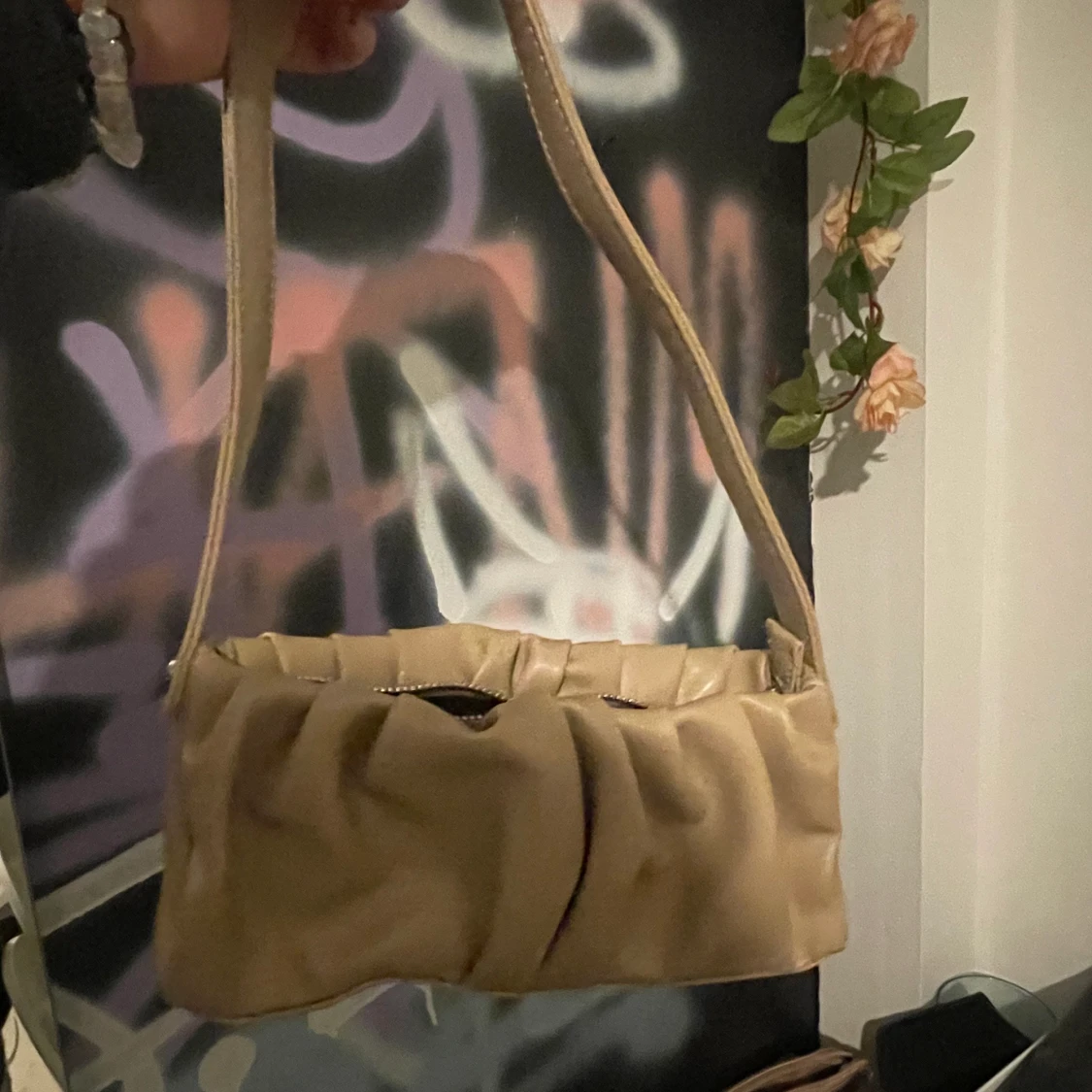 Beige Axelväska - 90