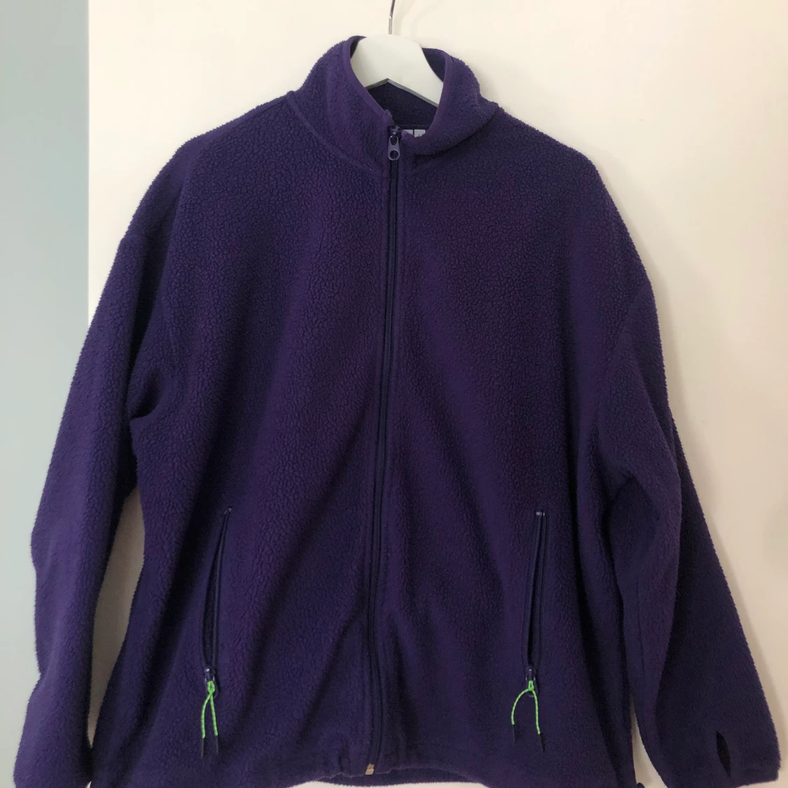 Lila teddy/ Fleece jacka