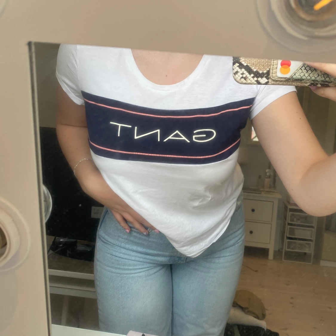 Gant t-shirt i bra skick - 91