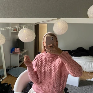 Rosa stickad  - Rosa stickad tröja från HM💖💖