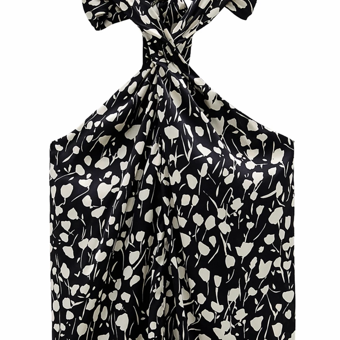 Blommig zara topp - 90