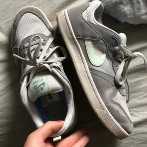 Nike SB  - Gråa/gröna Nike SB i storlek 40. 