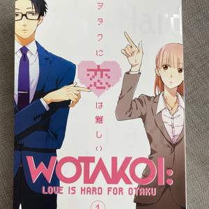 Säljer första volymen av Wotakoi love is hard for otaku! Inga skador och typ helt ny endast läst en gång! Säljer då jag vill ha pengar till en annan serie jag samlar på :) 