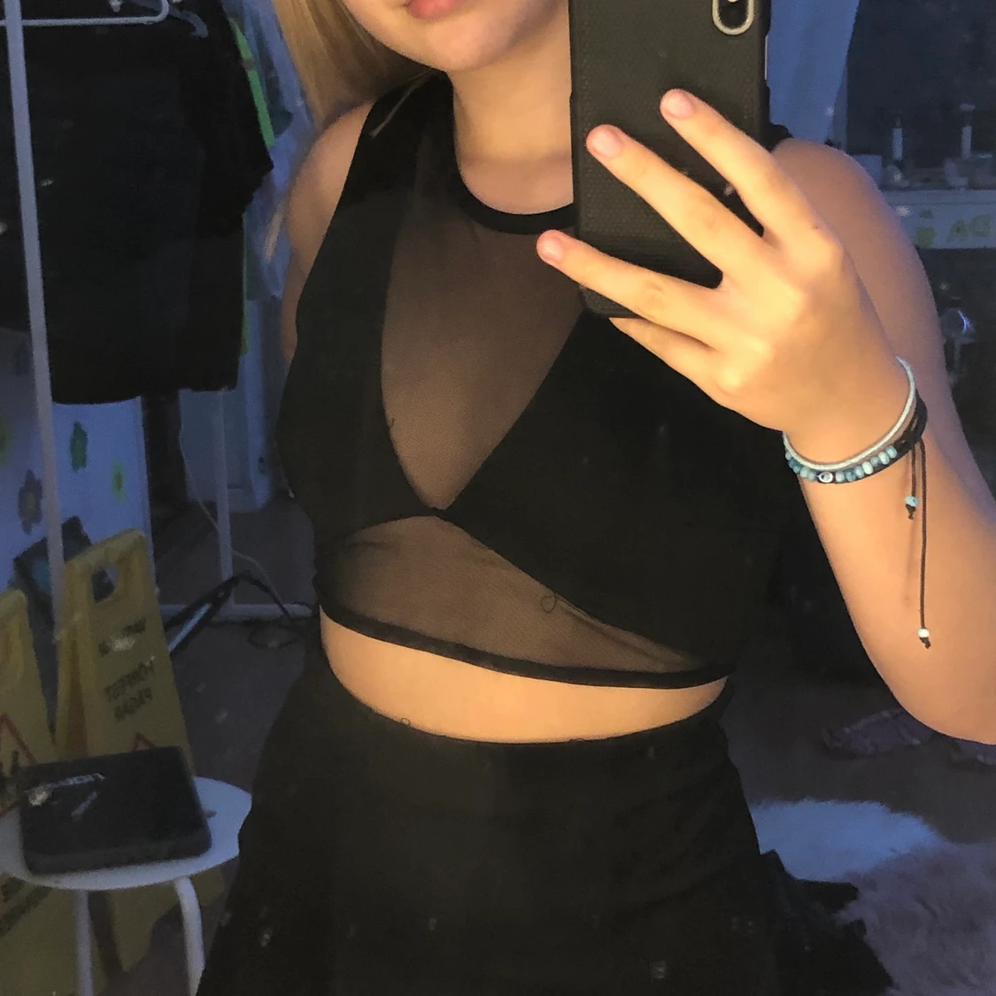 unikt svart linne 🖤 - 90