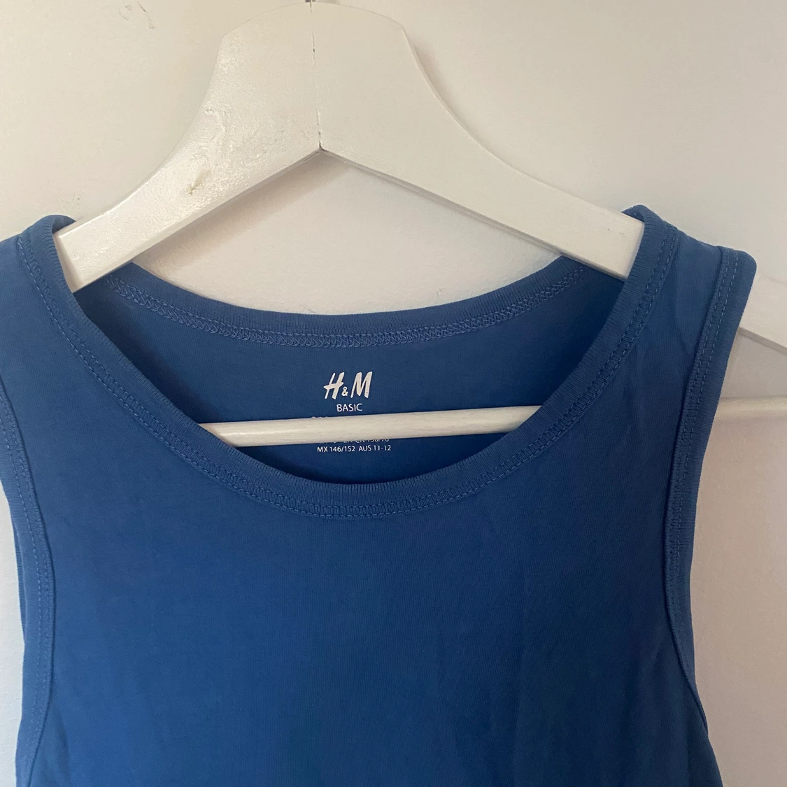 Gulligt blått linne