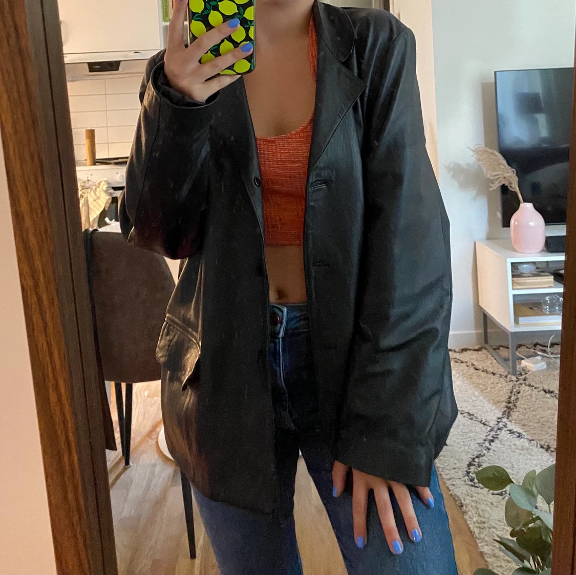 Söt halterneck topp - 91