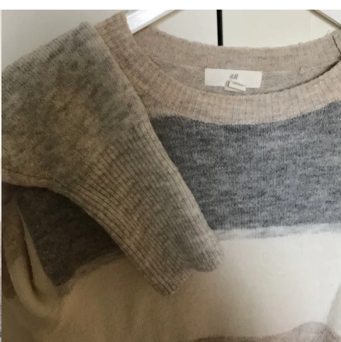 Randig Stickad tröja - 90