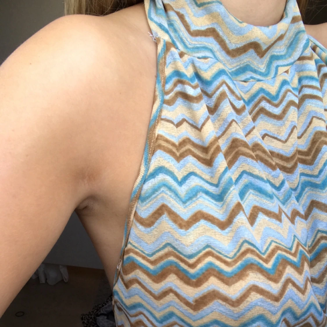 Halterneck topp - 90