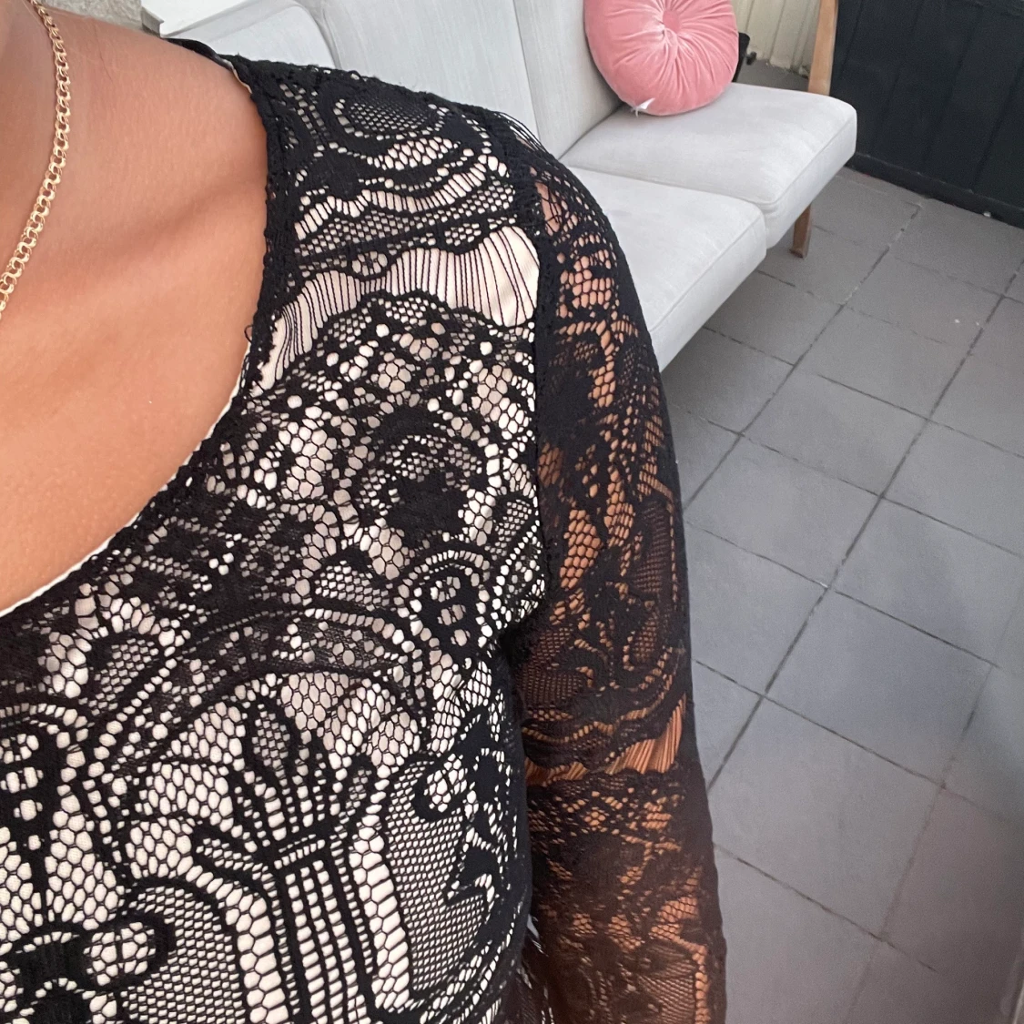 Fin spetsklänning - 91