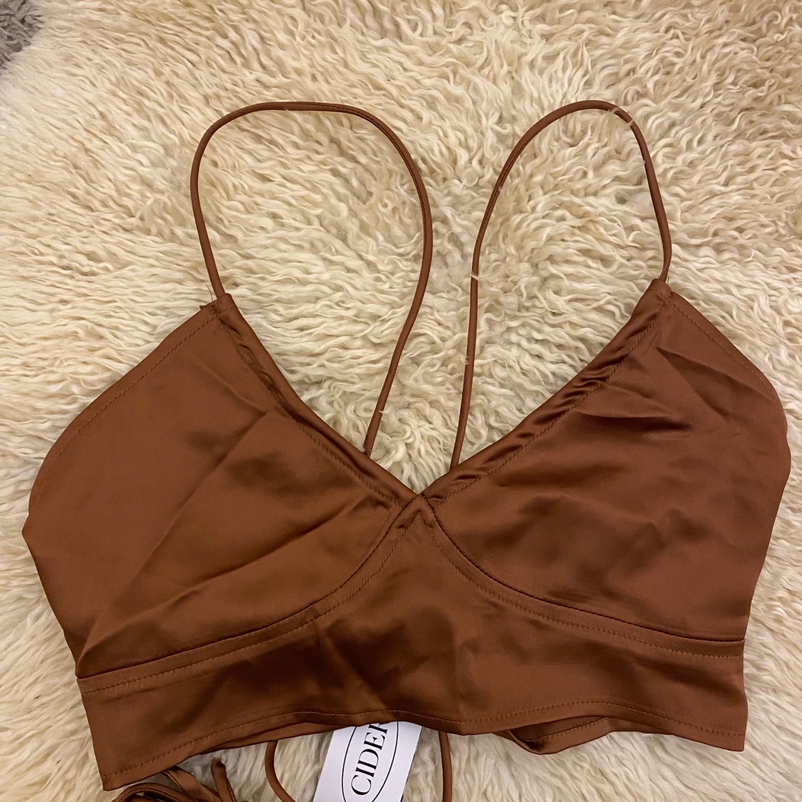 Halter top i str L från Cider