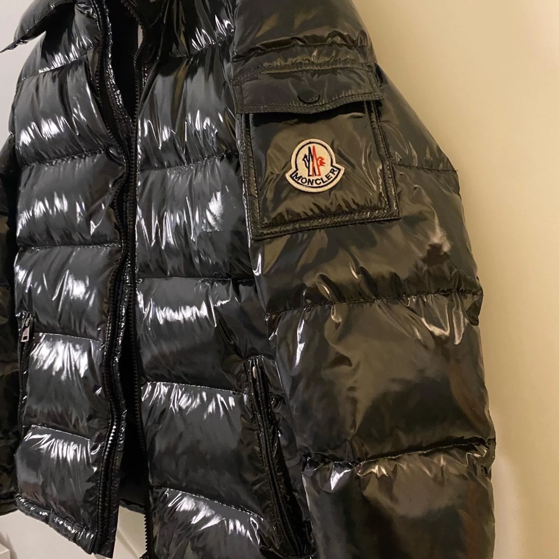 Monclear maya navy black jacket size M