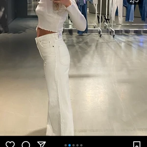 Vita jeans hmxLEE - Vita raka jeans, storlek 38 från HM:s kollektion med Lee. Pris inklusive frakt