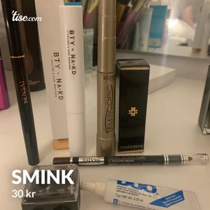Smink - Duo lim ny 40:- Vässare ny 30:- Kajal isadora ny 50:- Telescopic ny 80:- Bty mascara ny 50:-