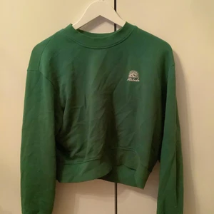 Urban Outfitters crewneck - Grön Urban outfitters crewneck som är lite cropped, storlek L men passar mer som storlek S eller M 