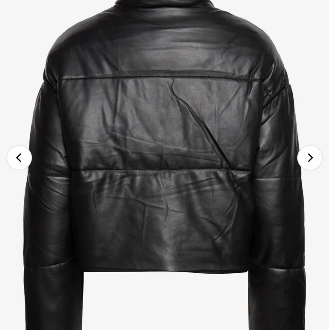 Vinterjacka Läderimitation  - 90