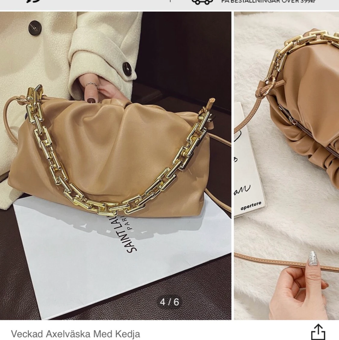Beige väska - 90
