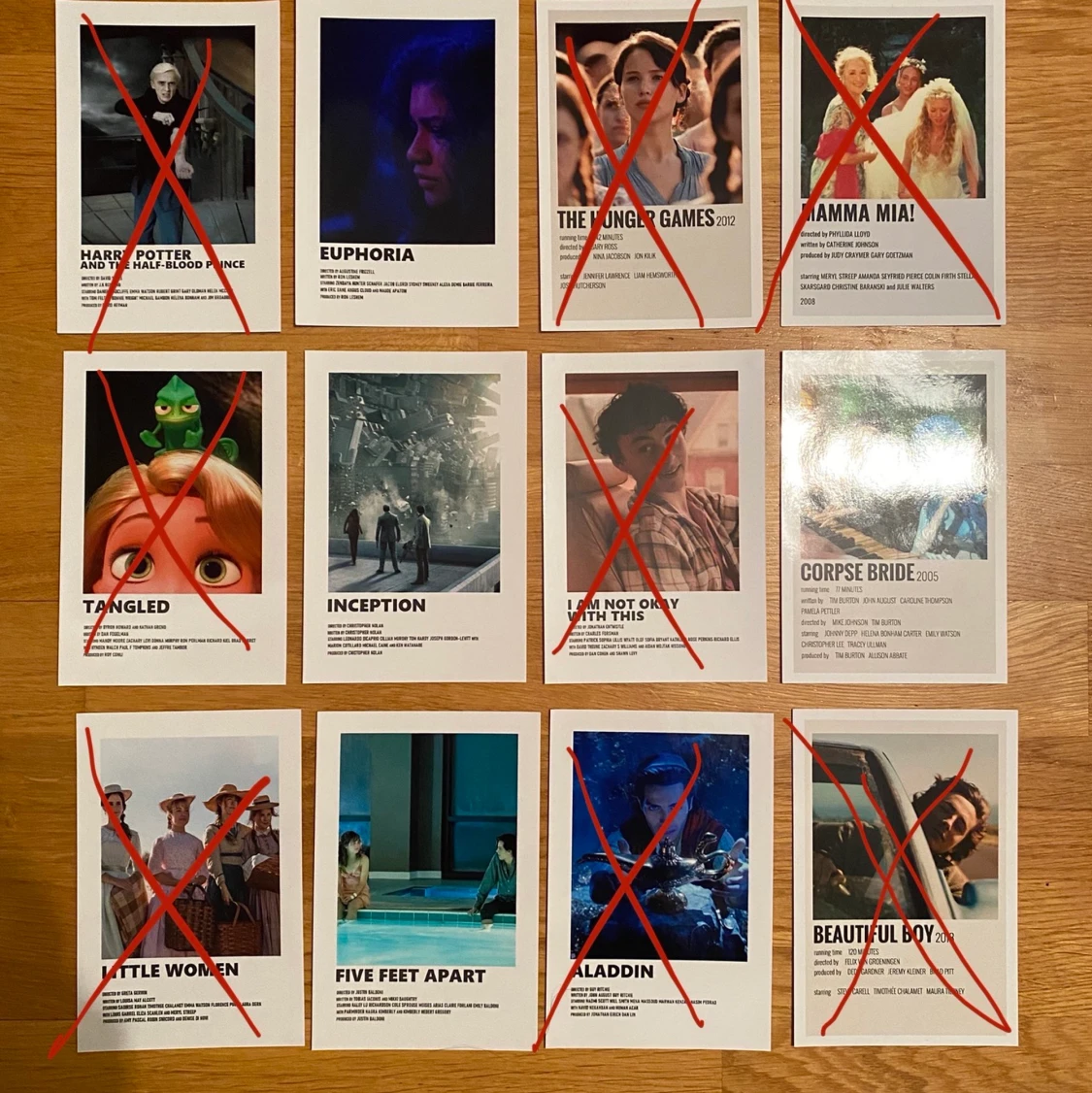 Minimalistiska Filmaffischer/poster 