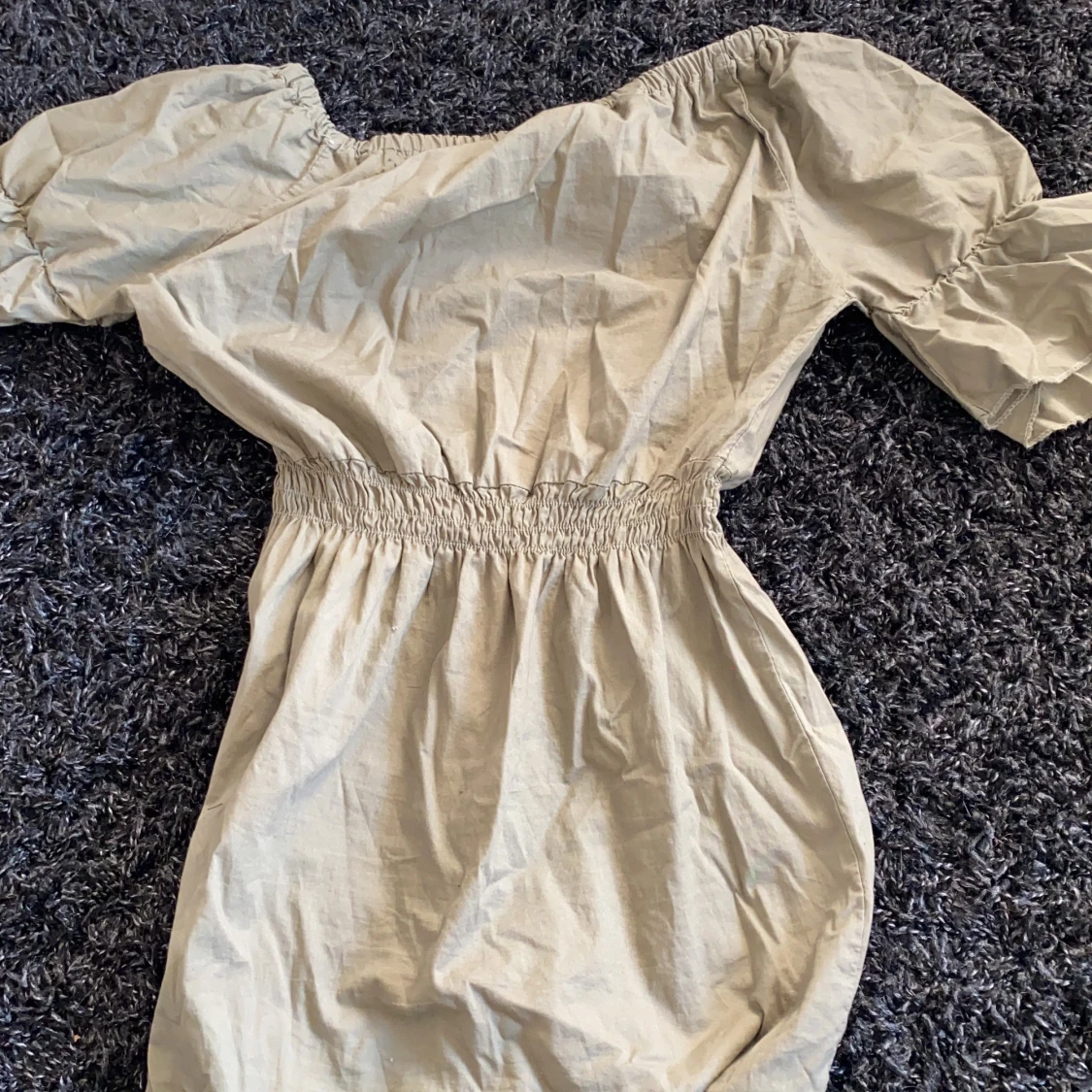 Klänning mörk grön  - 90