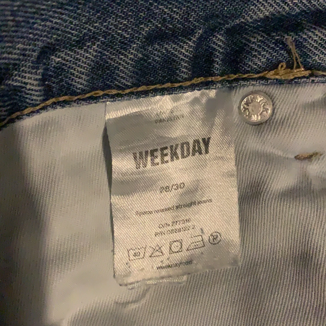 Weekday space relaxed straight jeans  - 91