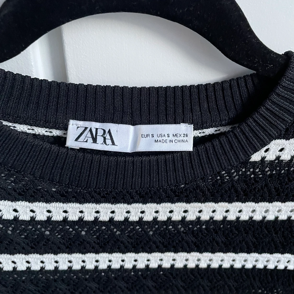 Zara stickad crop-top - 91