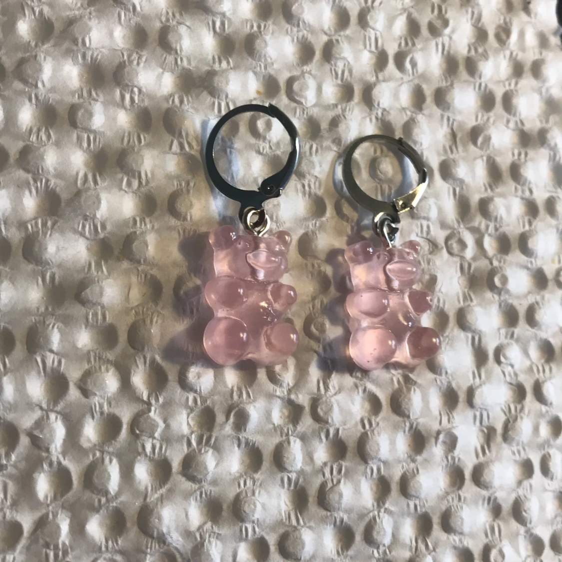 Rosa gummibjörn örhängen💗 - 91