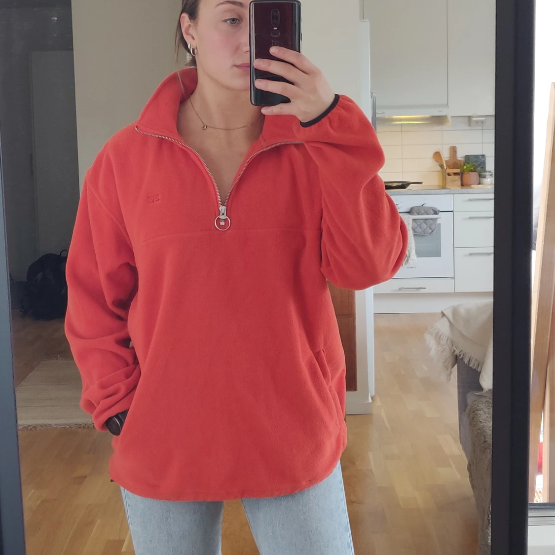 Oversize fleece tröja från Carlings