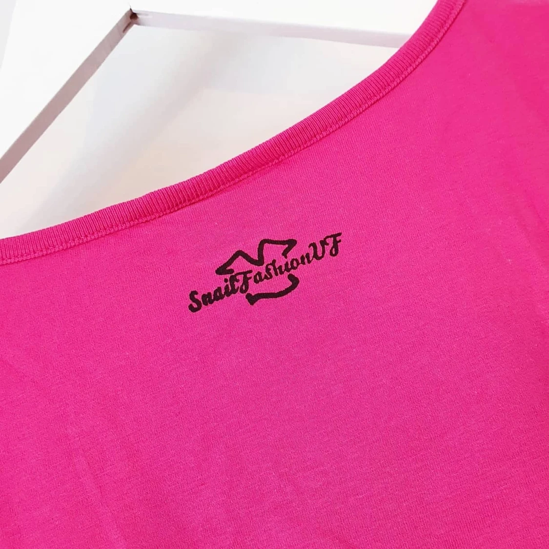 Handtryckt rosa döskalle godis t-shirt - 91