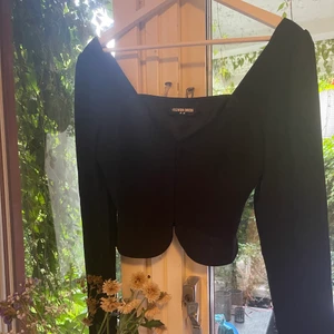 Svart korsett blus - Storlek XS-S.