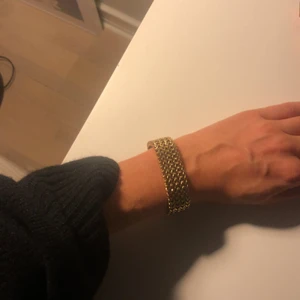 Guld armband edblad - Guldpläterat armband ifrån Edblad