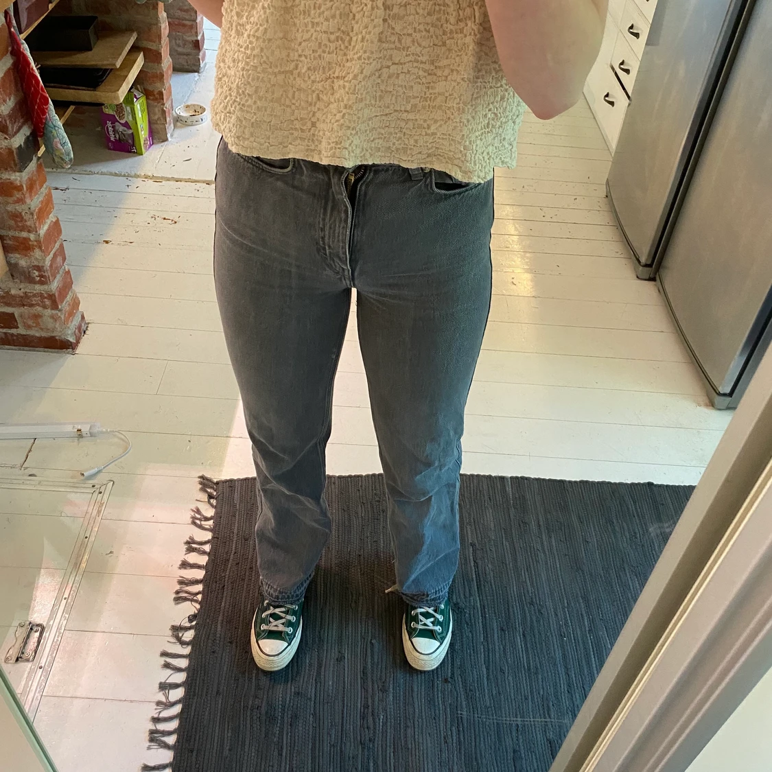 Gråa jeans - 90