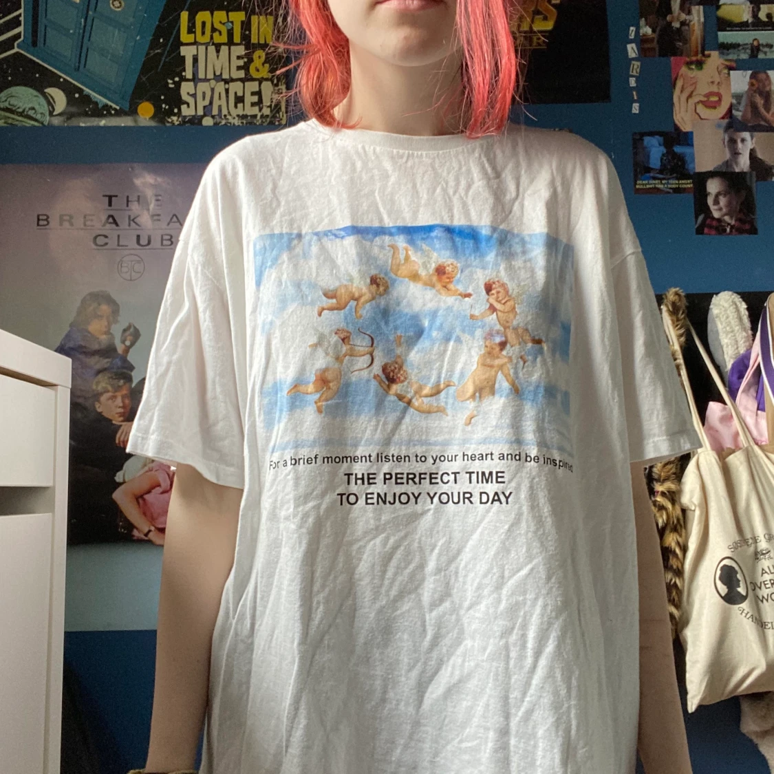 ängel pull&bear- t-shirt 