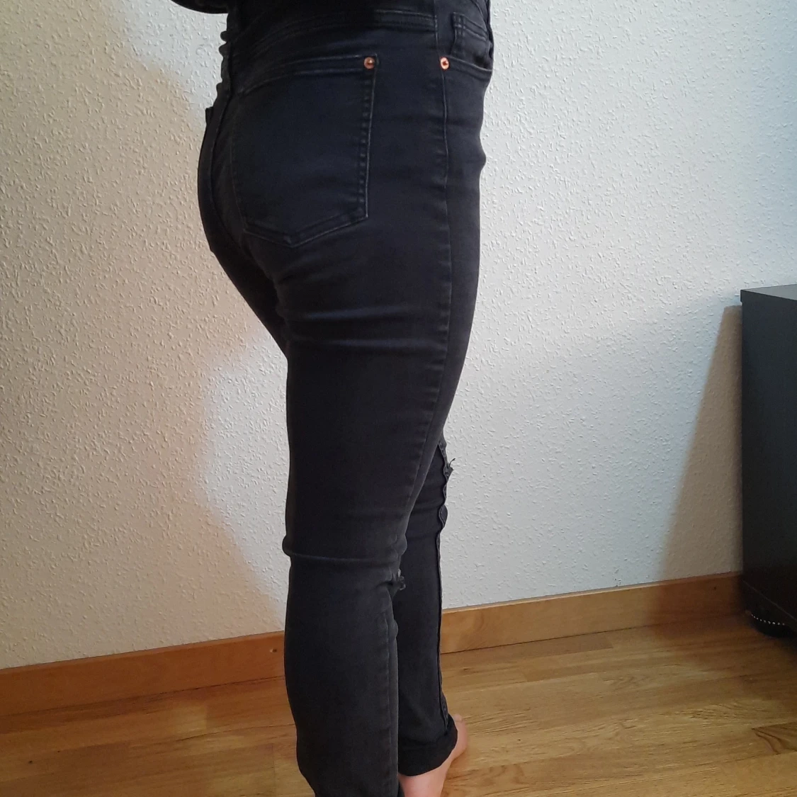 Svarta jeans byxor  - 90