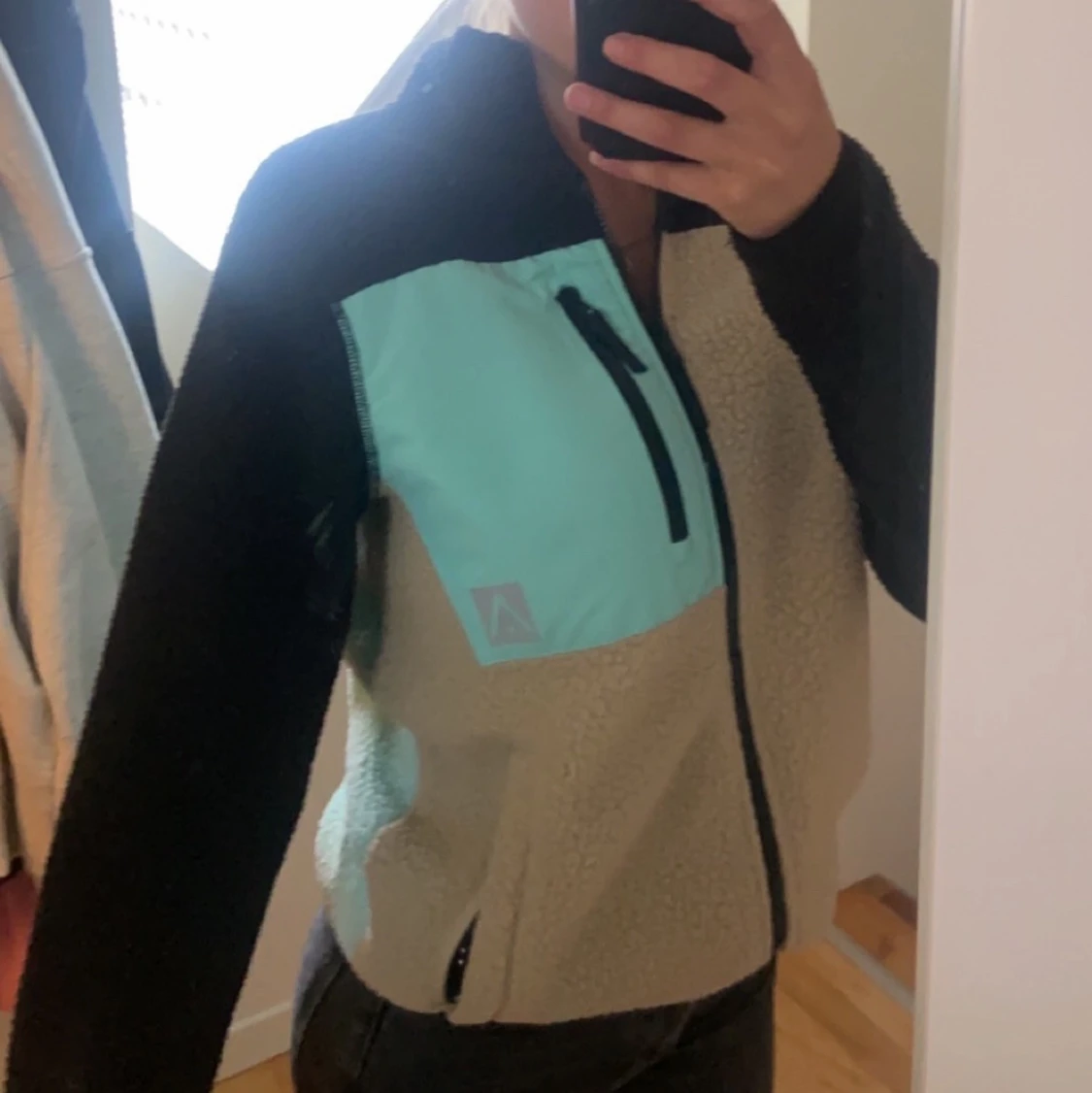 Teddy zip hoodie/flis - 91