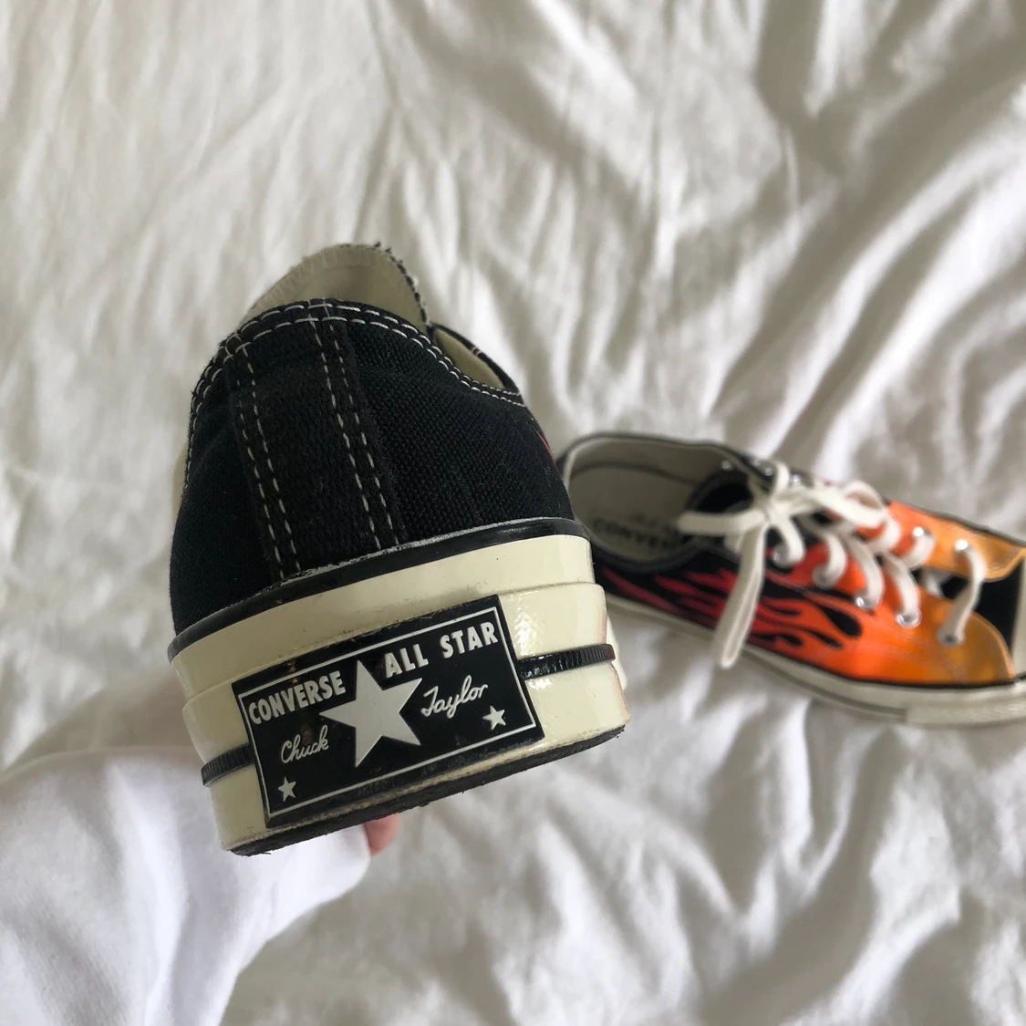 Converse Chuck Taylor All Stars med flammor - 91