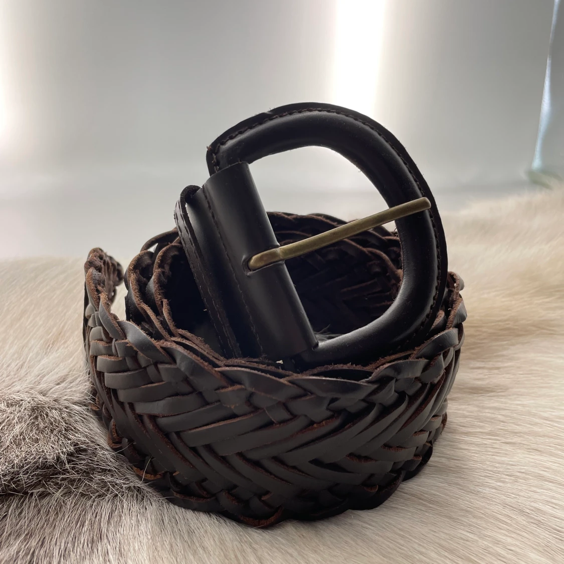 Brown Leather belt 🤎 - 90