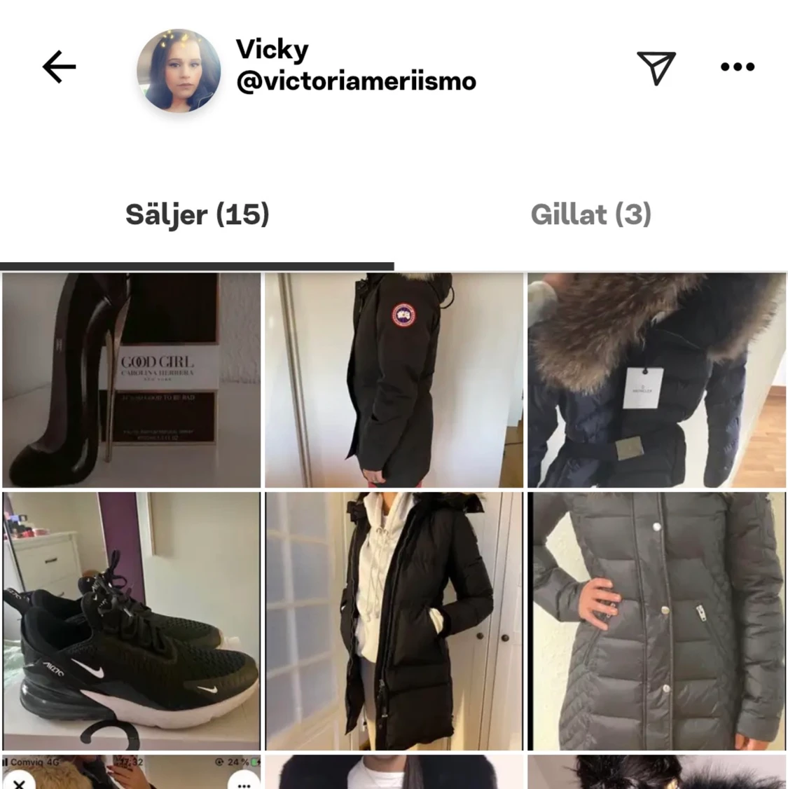 Hon hära säljer saker som inte är hennes