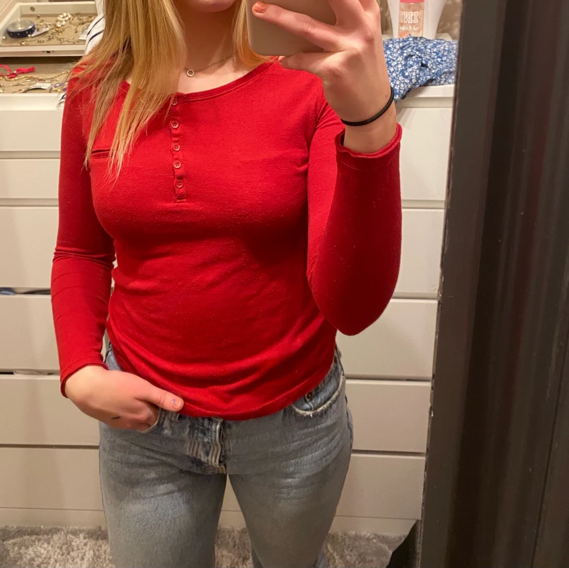 Röd långärmad❤️‍🔥