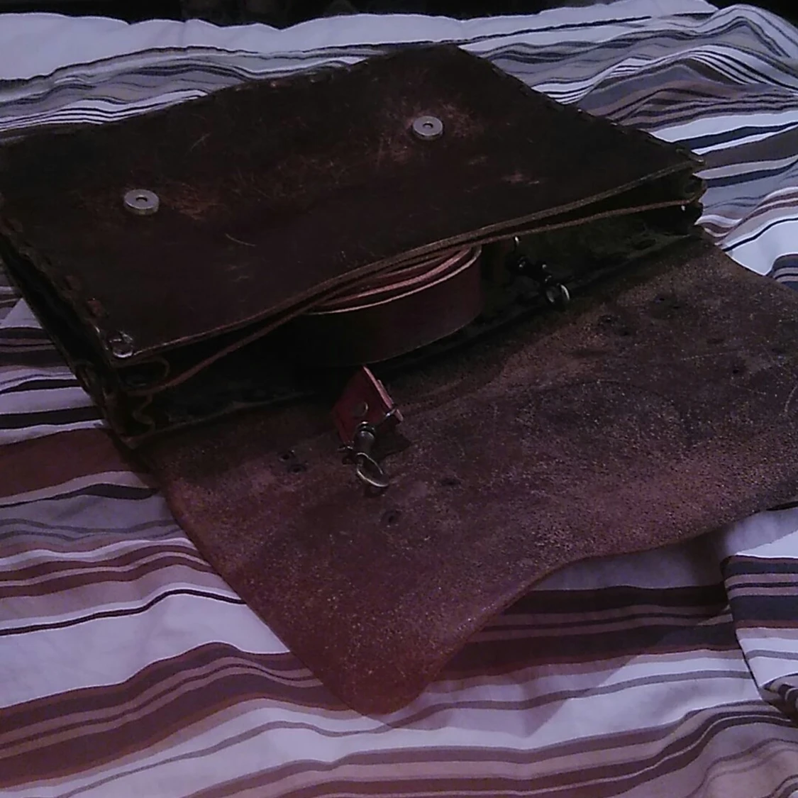 Läder portfölj West cal 45  - 91