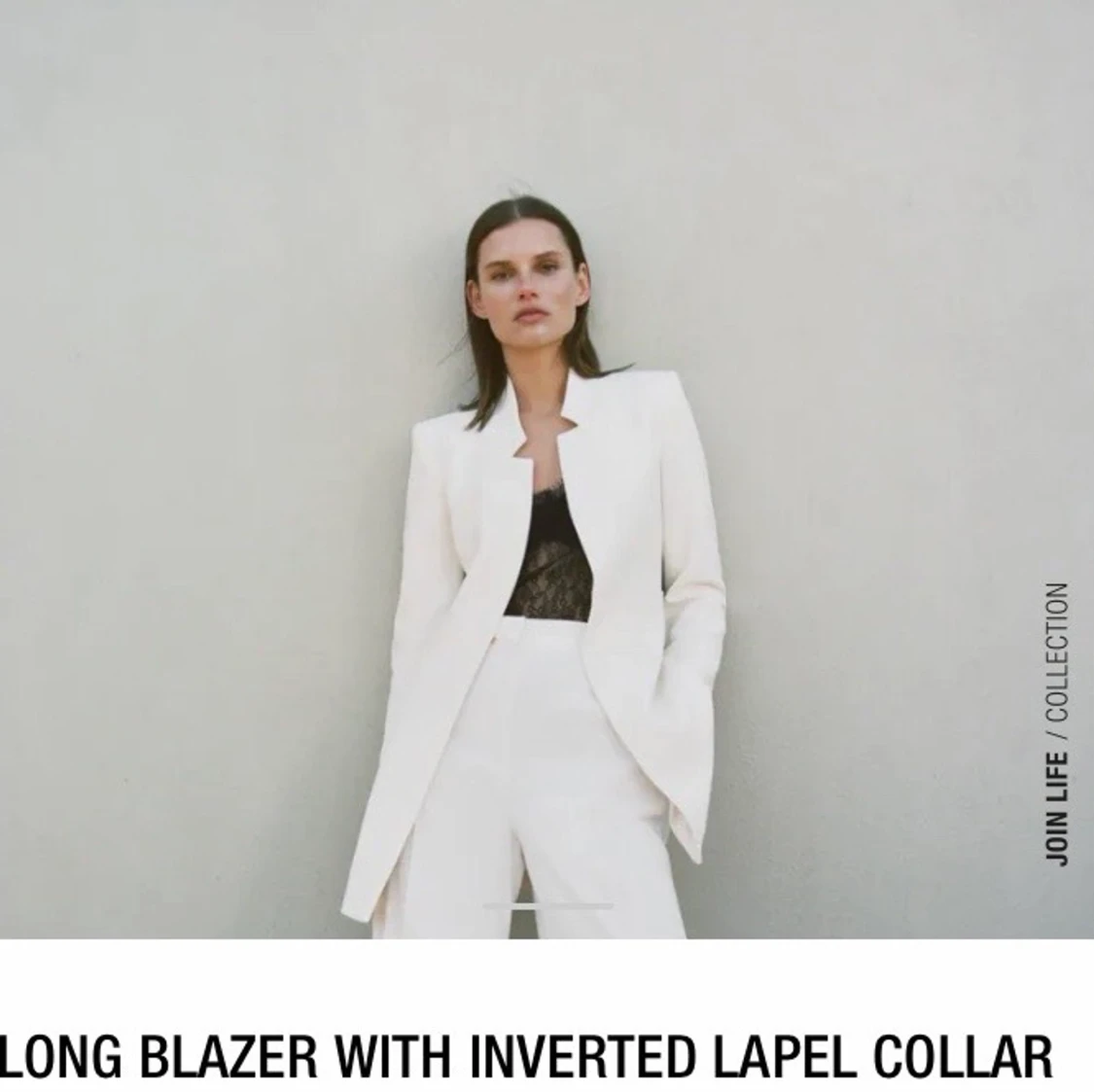 Vit kavaj strl M - 91