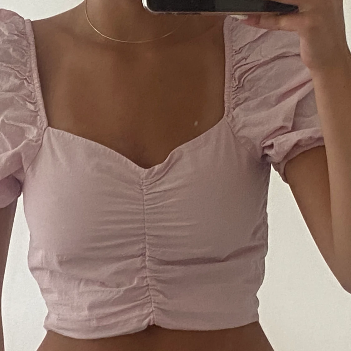 puffig topp från pull and bear