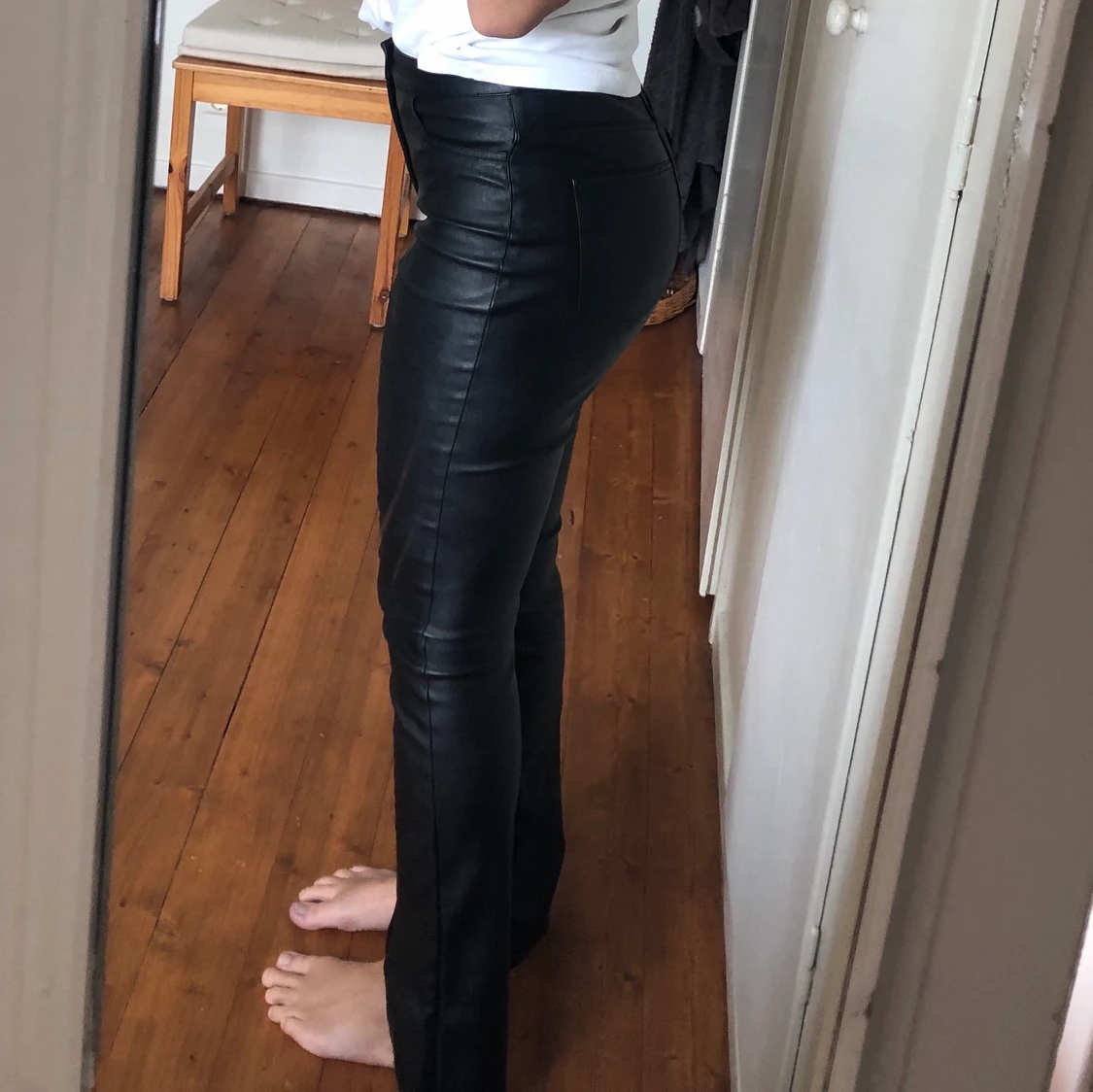 Läder byxor från HM - 90